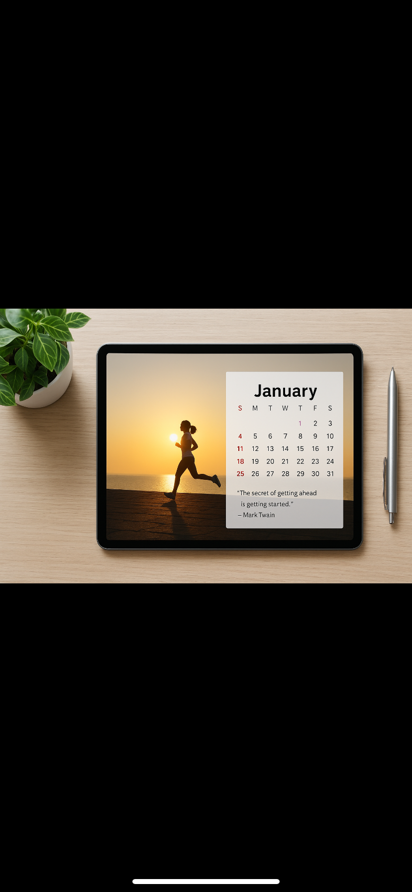 Calender (Monthly) 2026 - Digital